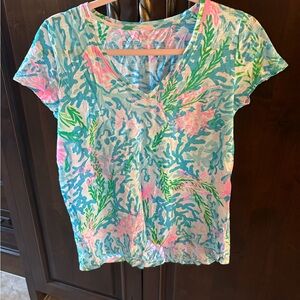 Lilly Pulitzer Multicolor Short Sleeve Tee